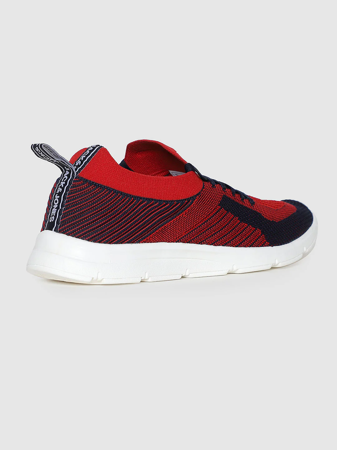 Red Self-Design Sneakers - Image 4