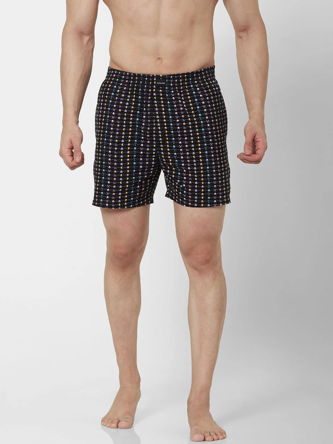 X PAC-MAN Black Gaming Print Boxers