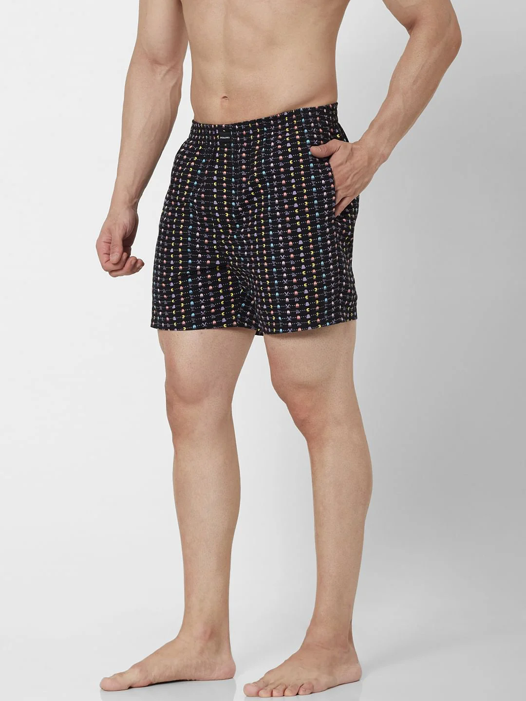 X PAC-MAN Black Gaming Print Boxers - Image 2