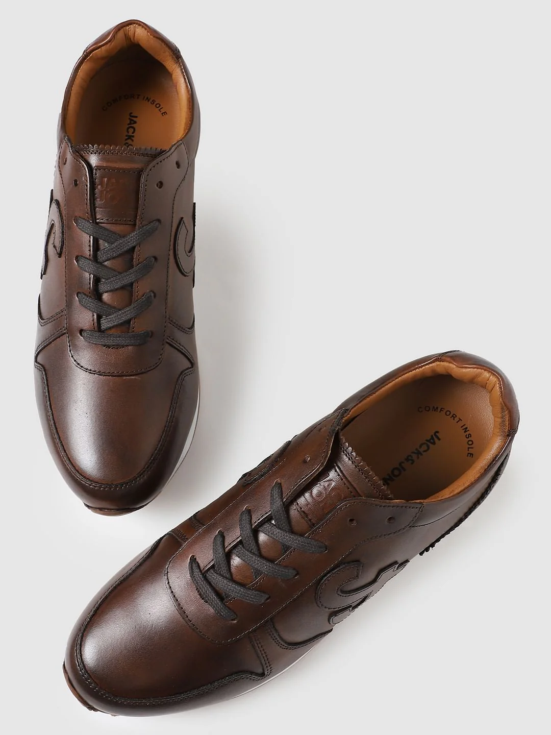Brown leather Sneakers - Image 4