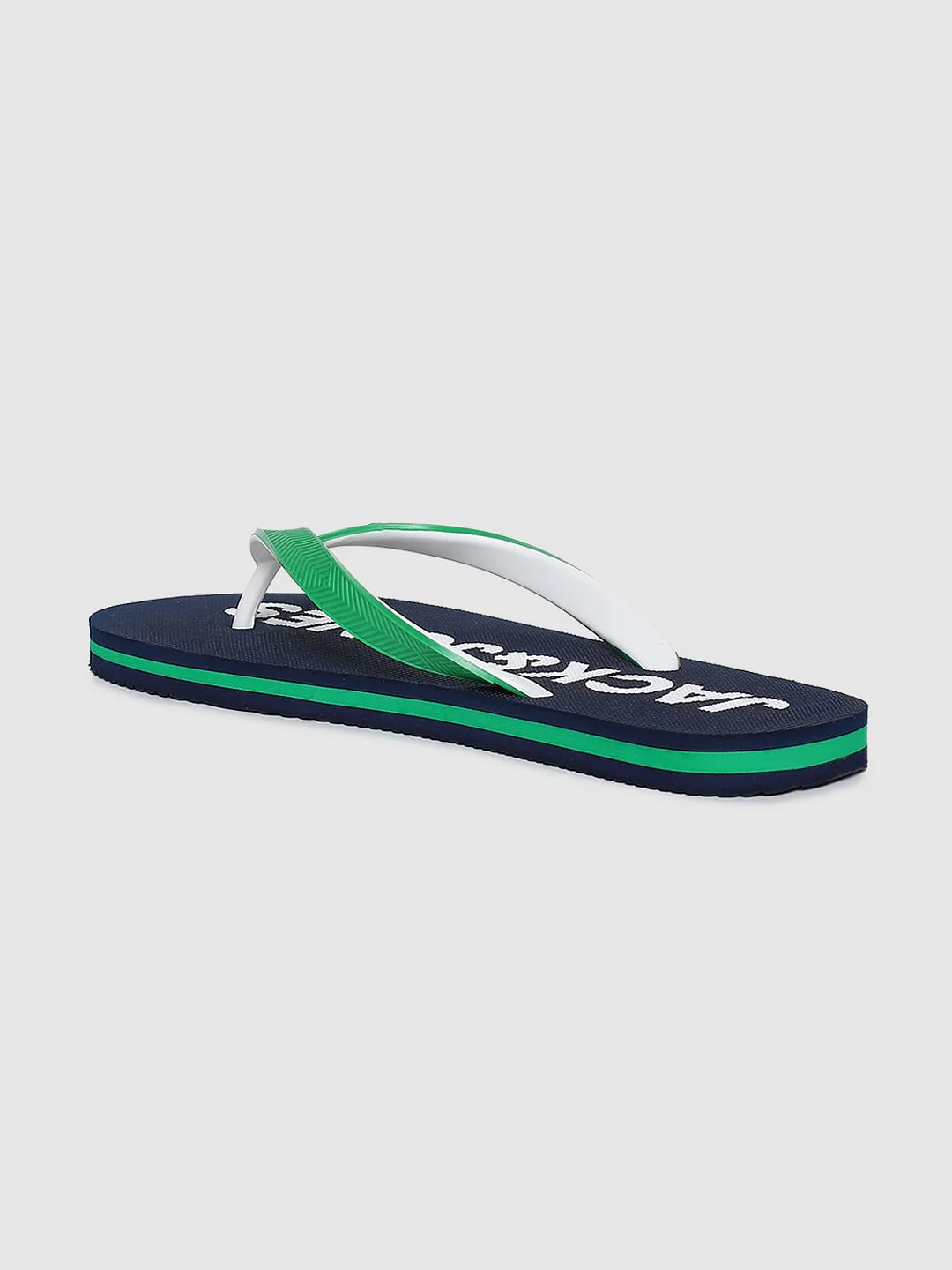 Blue Logo Print Flip Flops - Image 3