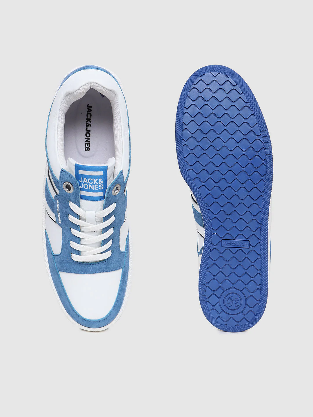 Blue Colourblocked Sneakers - Image 4