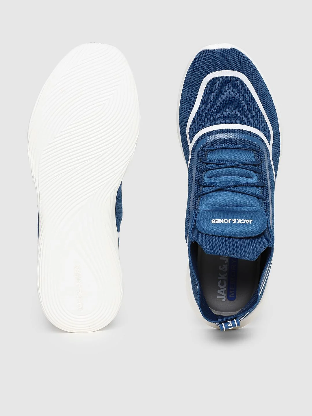 Blue Lace-Up Sneakers - Image 3