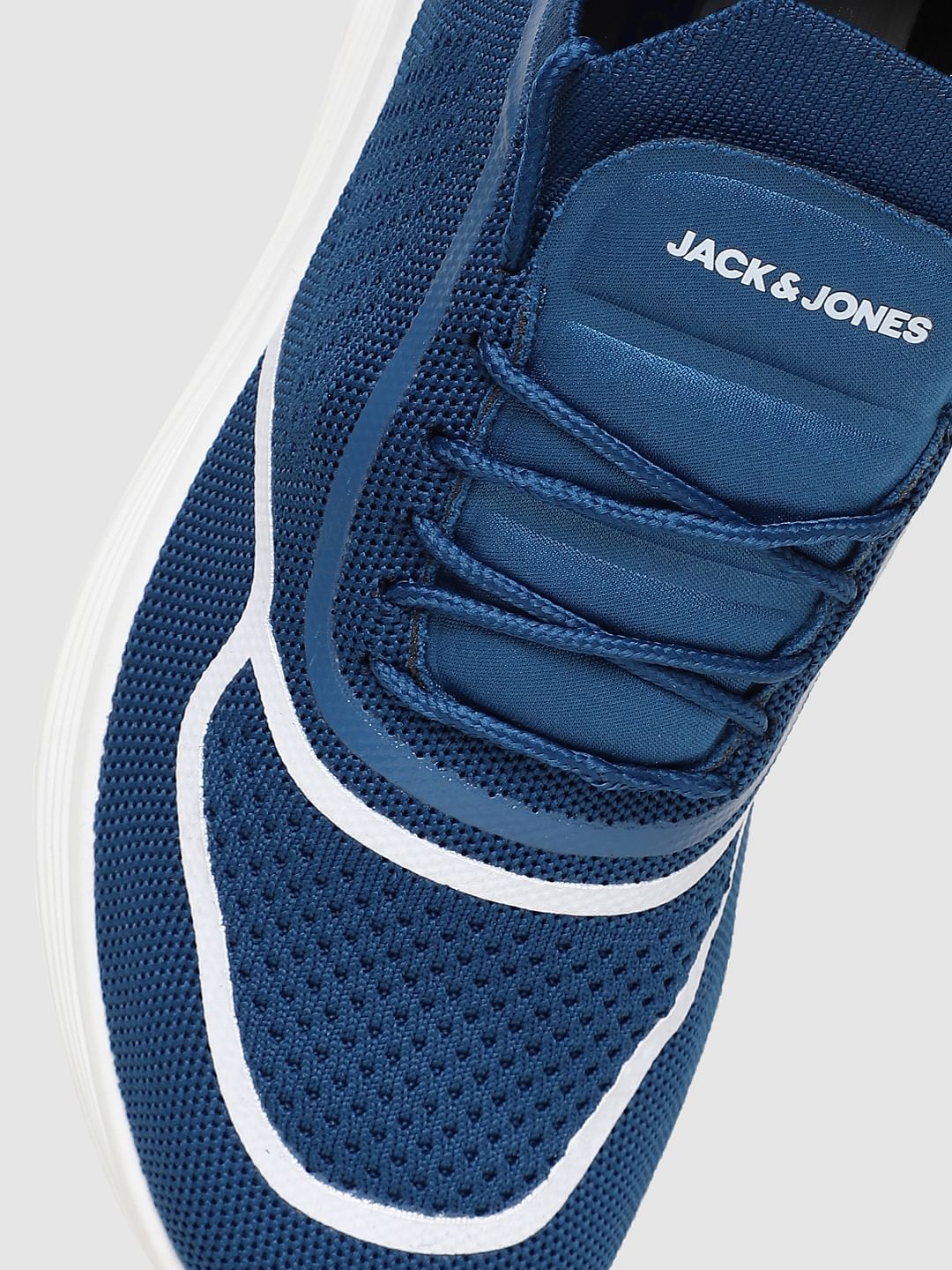 Blue Lace-Up Sneakers - Image 5