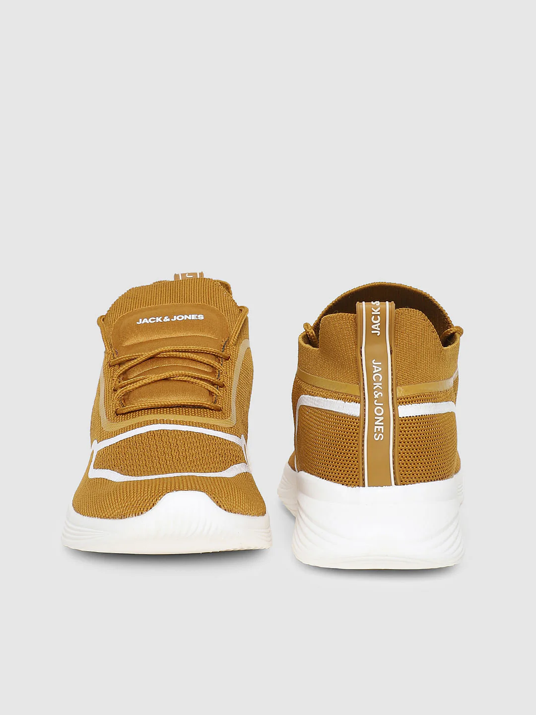Mustard Lace-Up Sneakers - Image 2