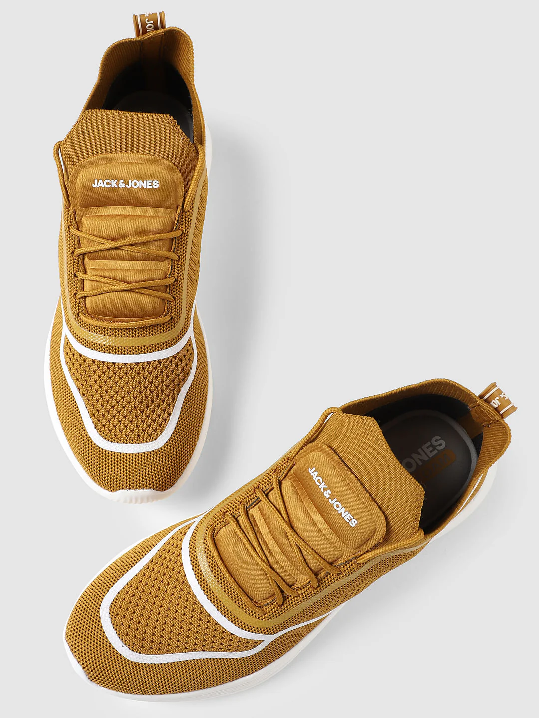Mustard Lace-Up Sneakers - Image 4