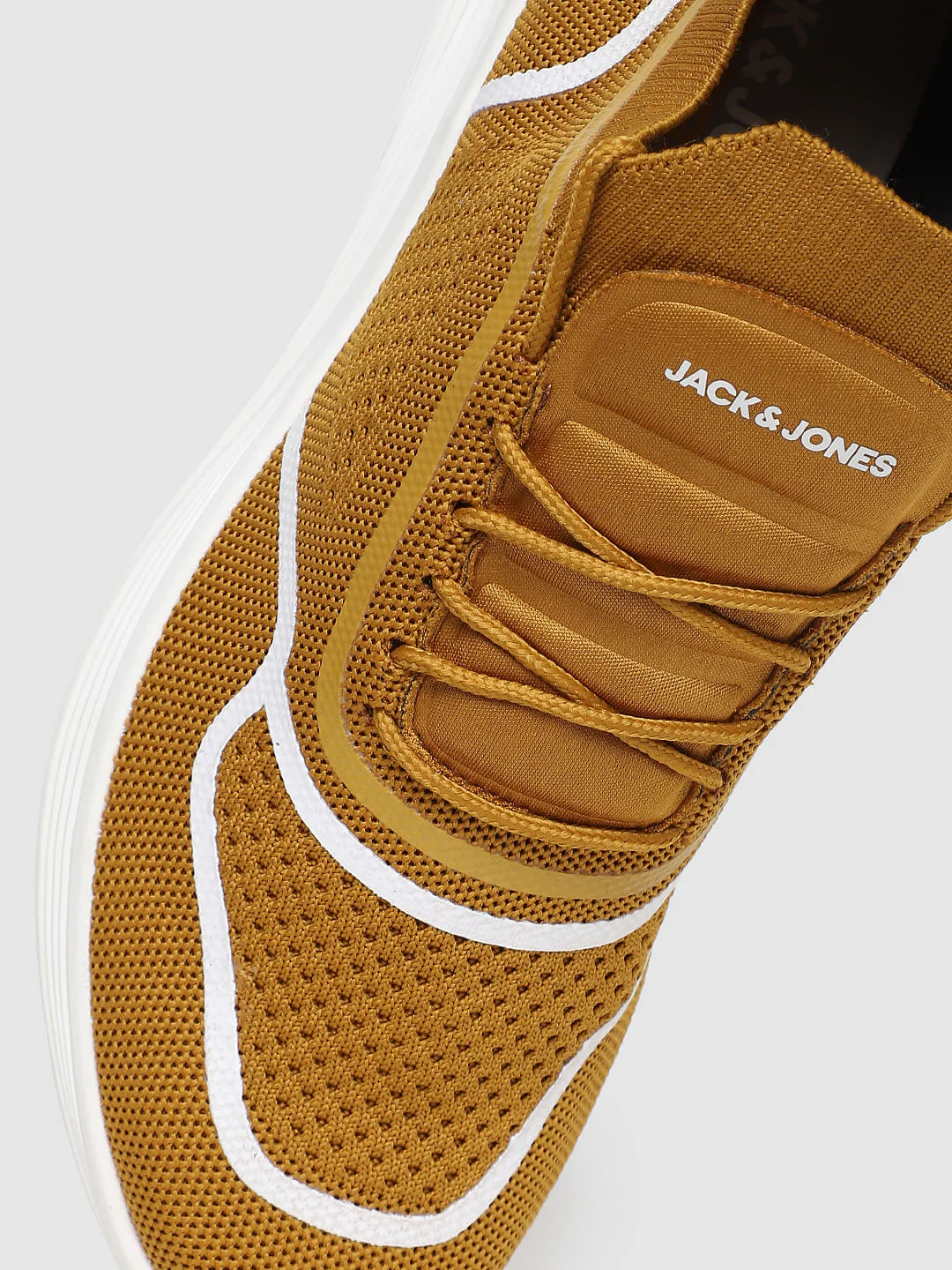 Mustard Lace-Up Sneakers - Image 5