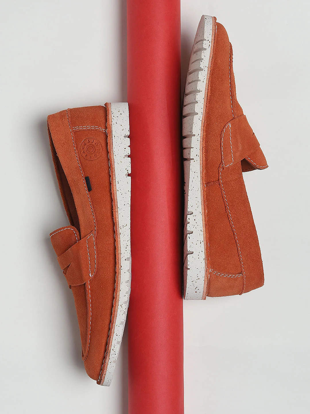 Orange Loafers