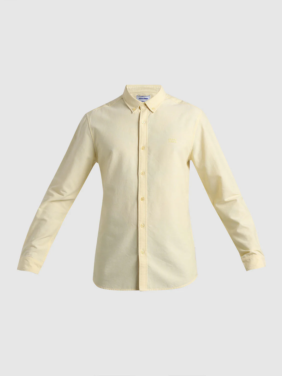 Yellow Cotton Full Sleeves Shirt - Image 7