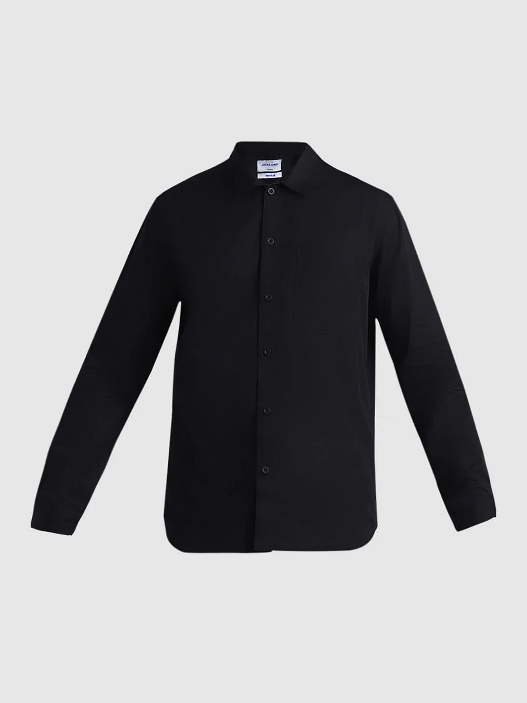 Black Graphic Print Full Sleeves Shirt - Image 8