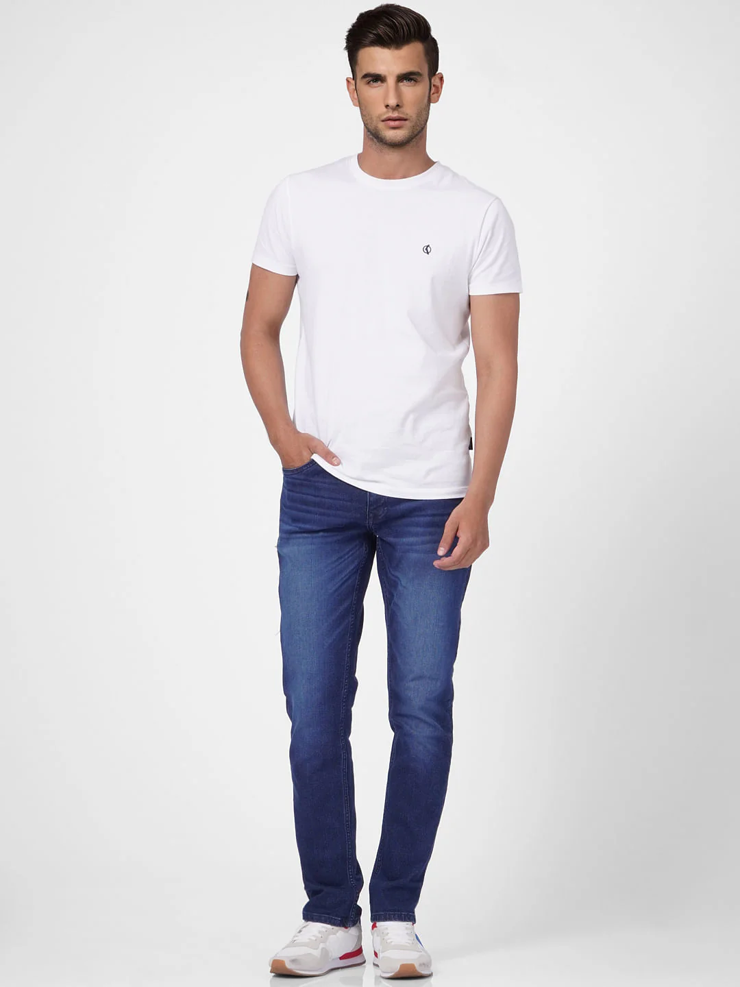 Blue Low Rise Ben Skinny Jeans - Image 6