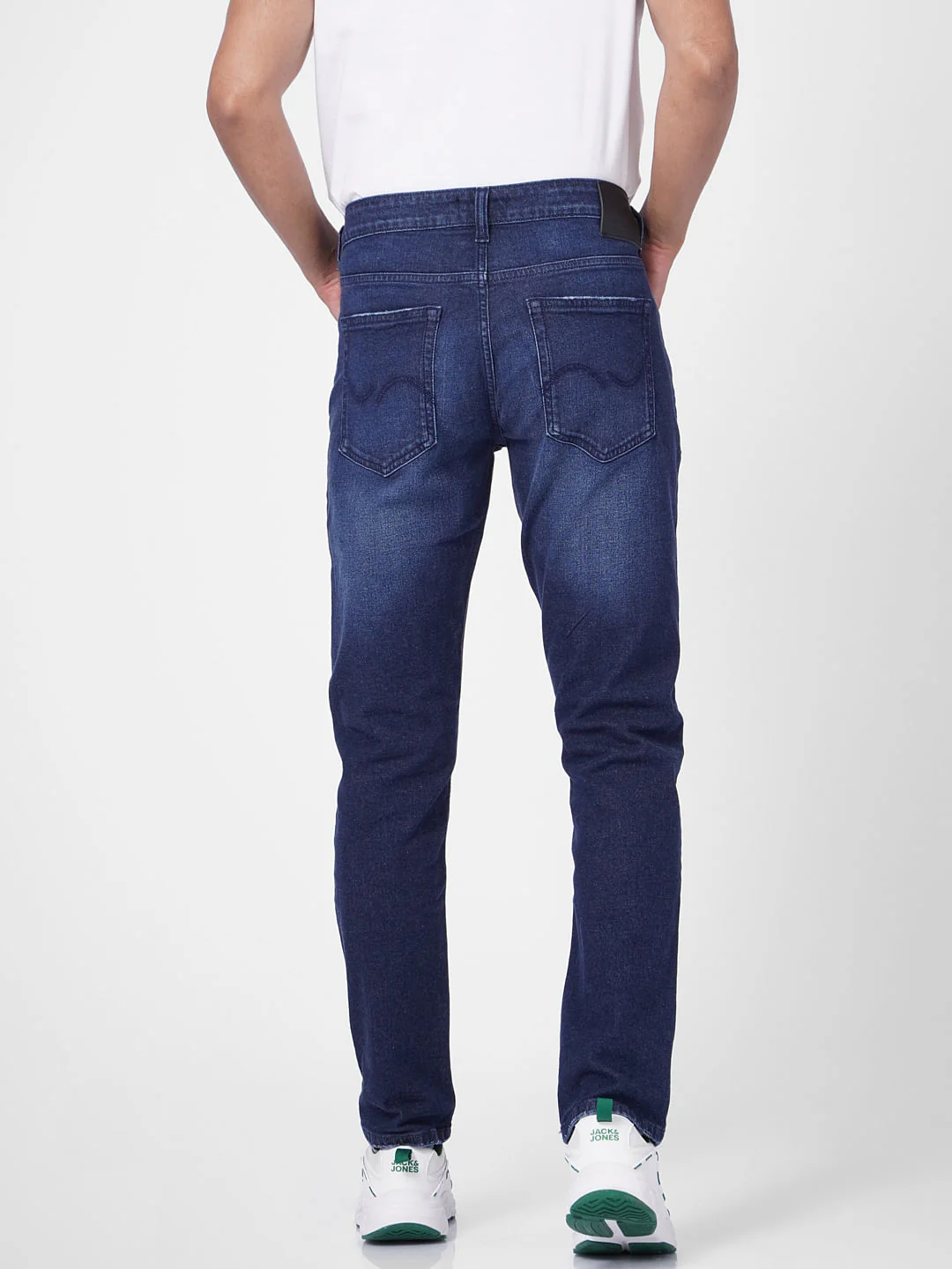 Blue Low Rise Tim Anti Fit Jeans - Image 4