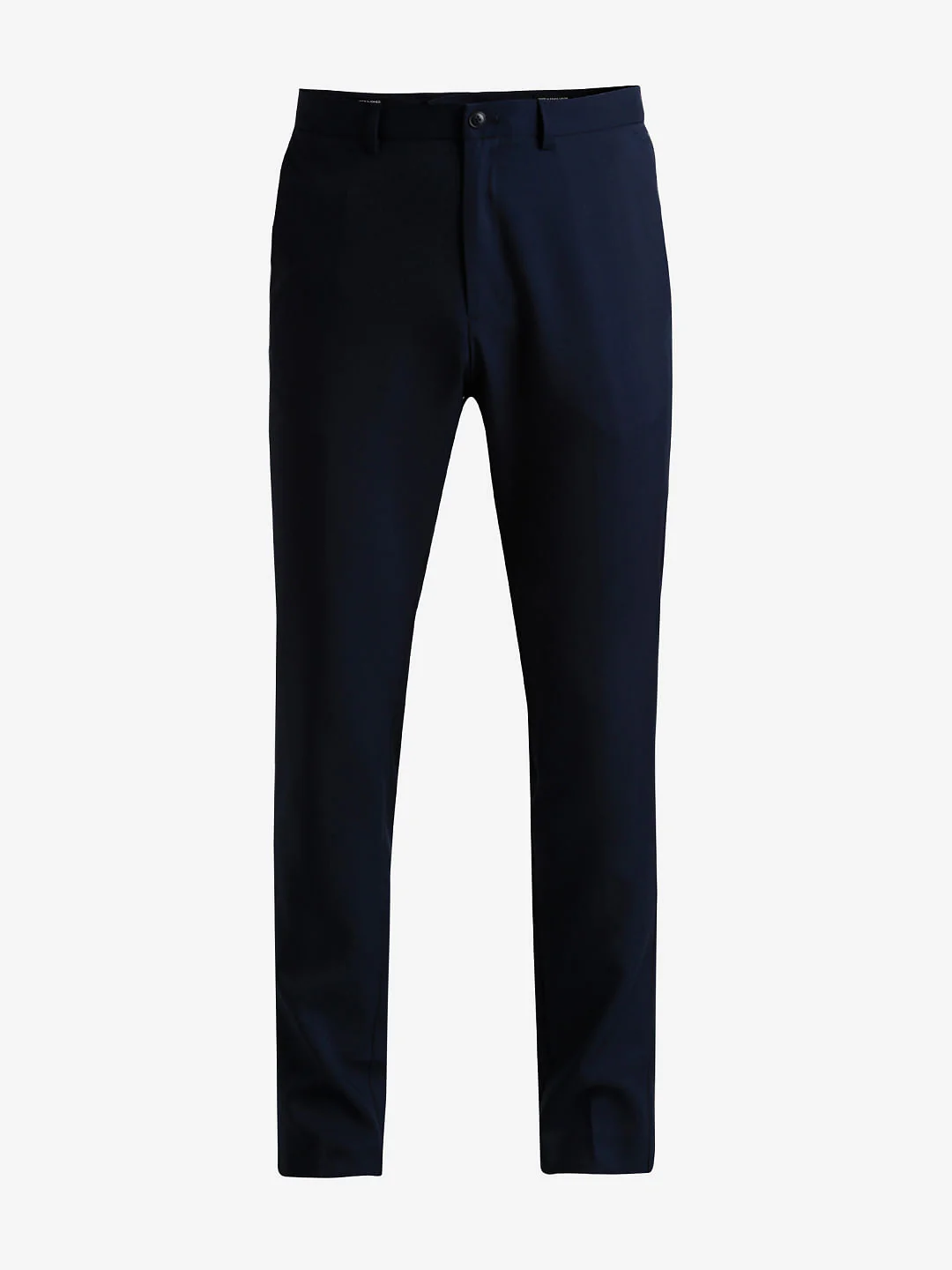 Navy Mid Rise Twill Trousers - Image 5