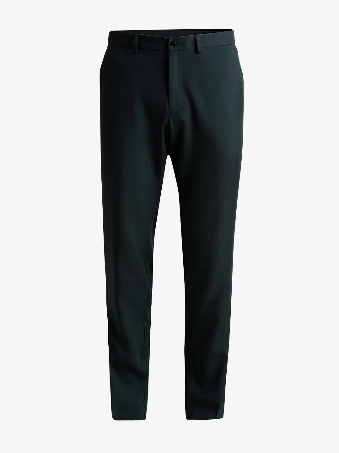 Green Mid Rise Twill Trousers - Image 5