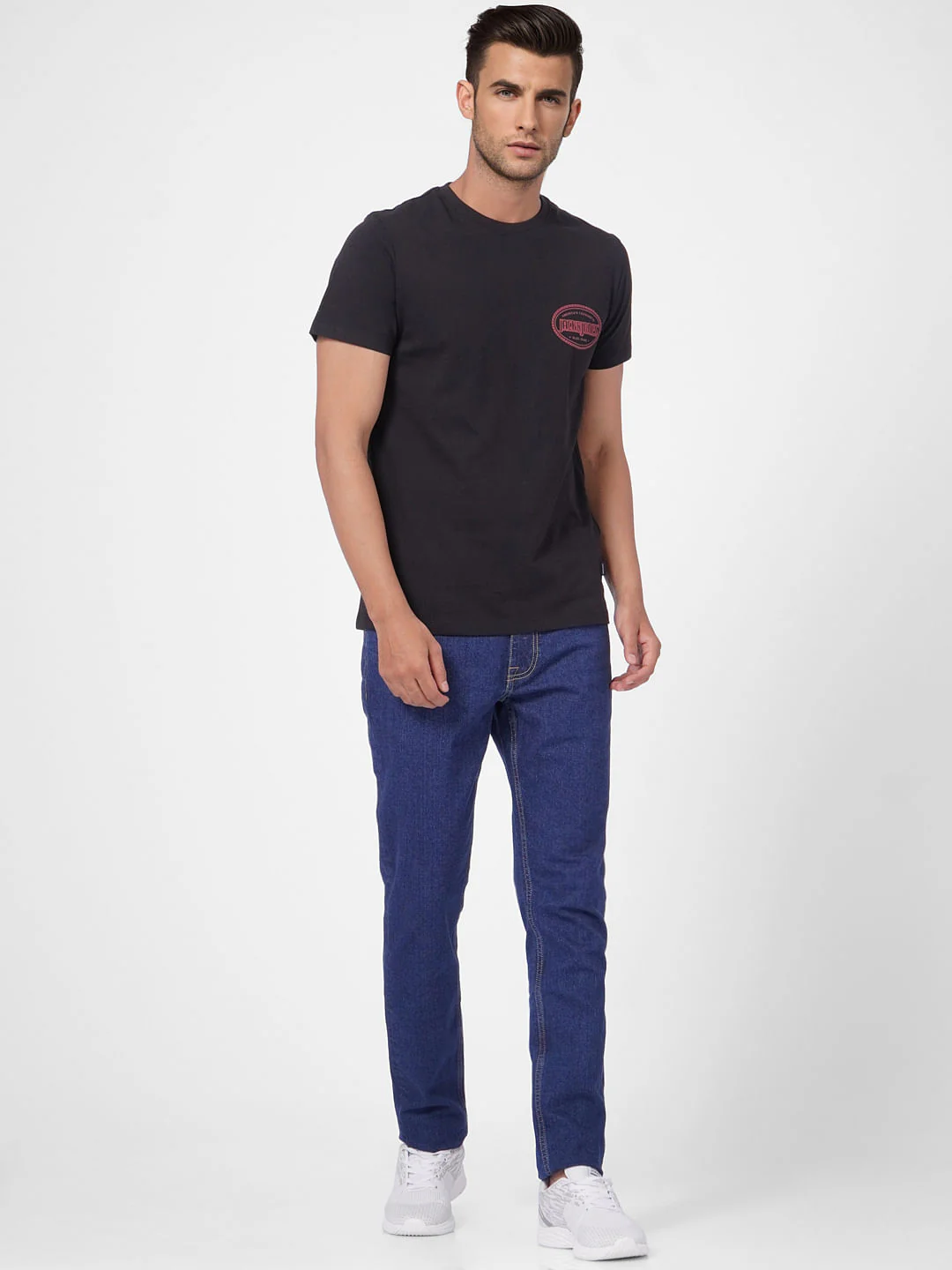 Dark Blue Low Rise Glenn Slim Fit Jeans - Image 6