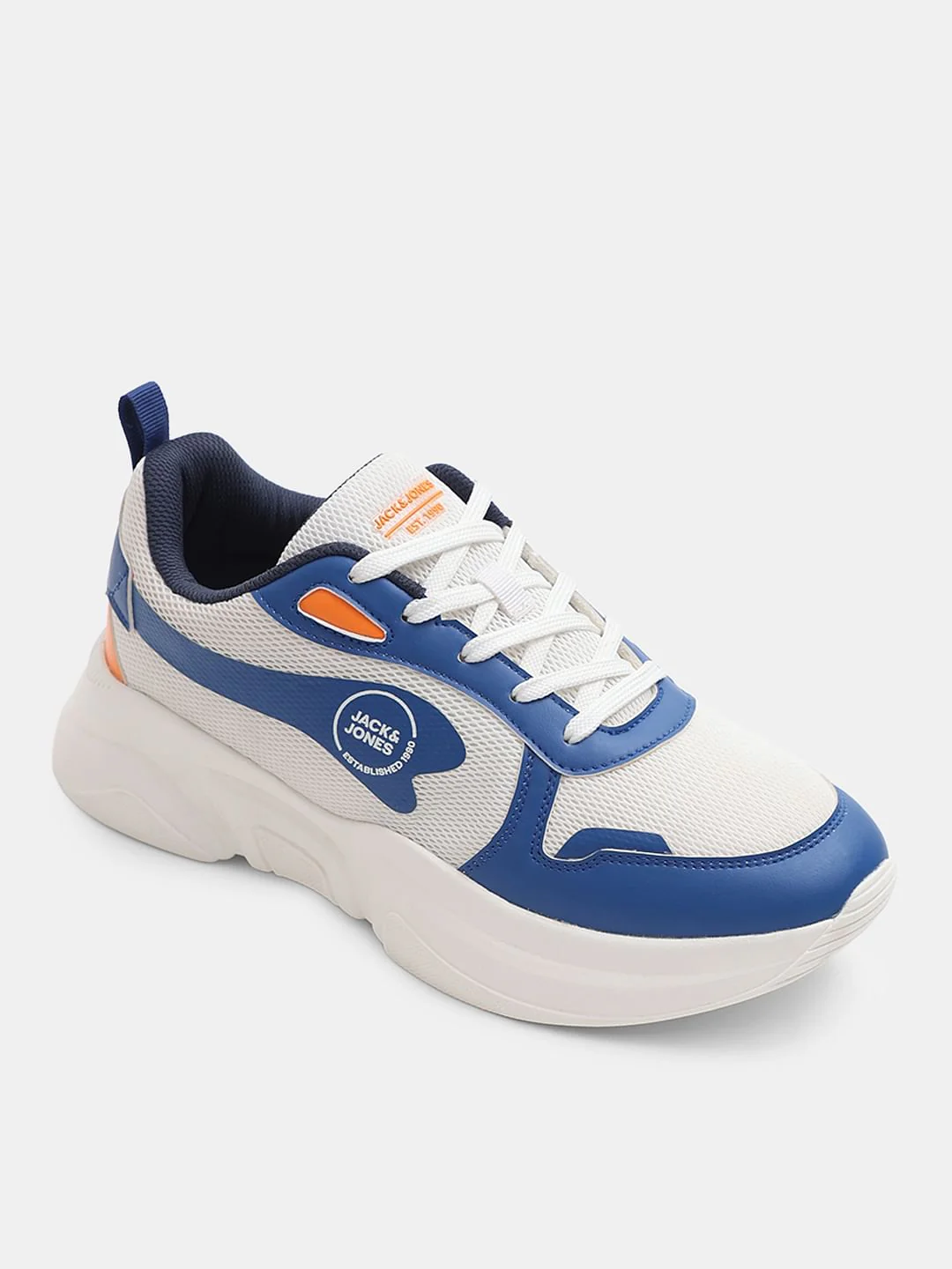 White Colourblocked Chunky Sneakers - Image 4