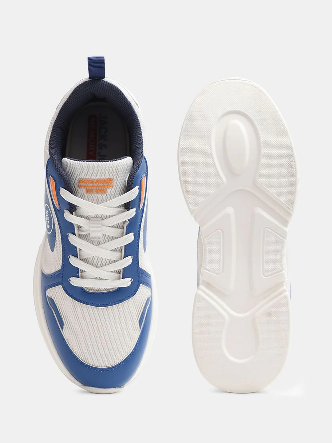 White Colourblocked Chunky Sneakers - Image 5