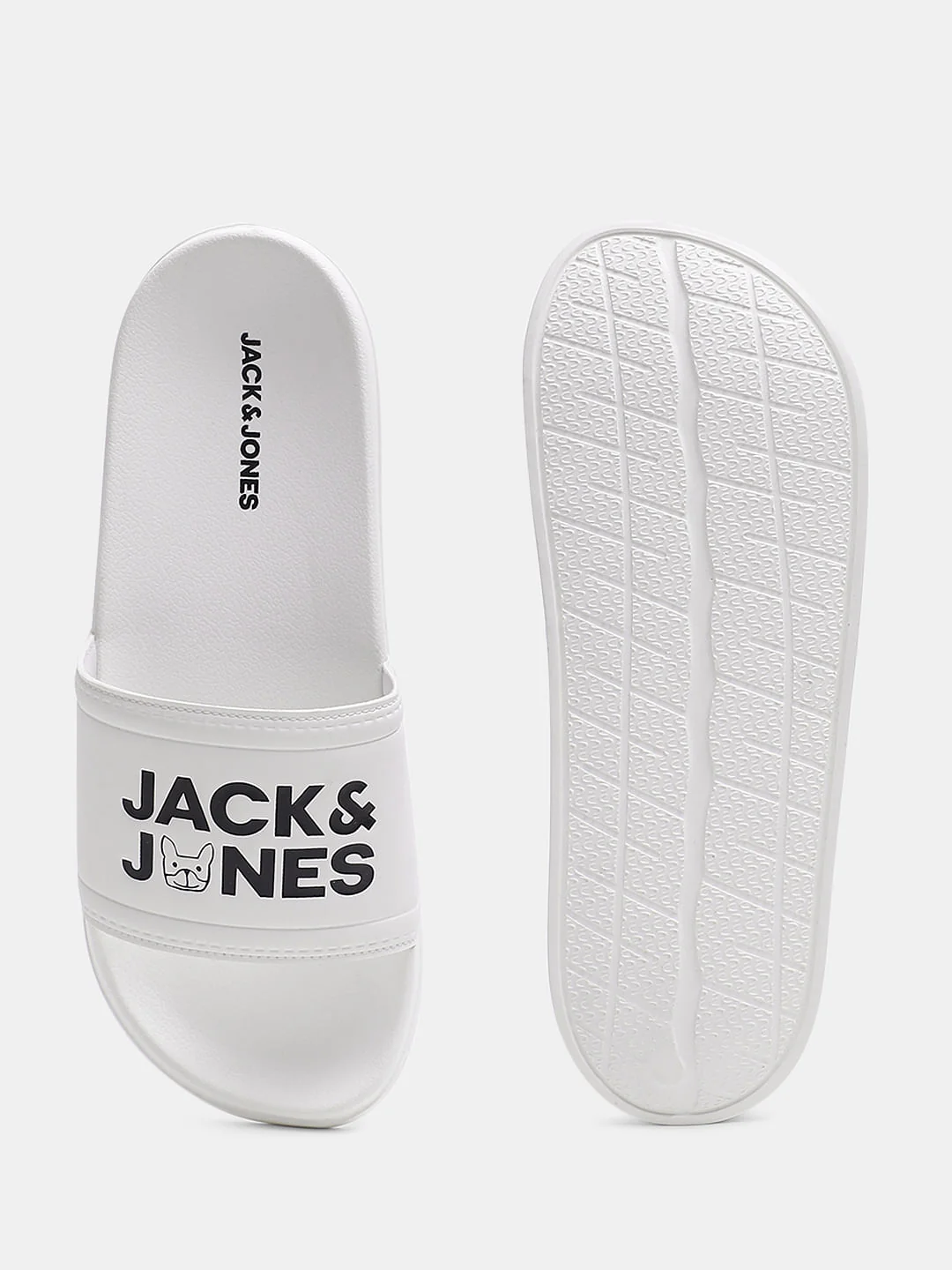 White Doggo Print Sliders - Image 5