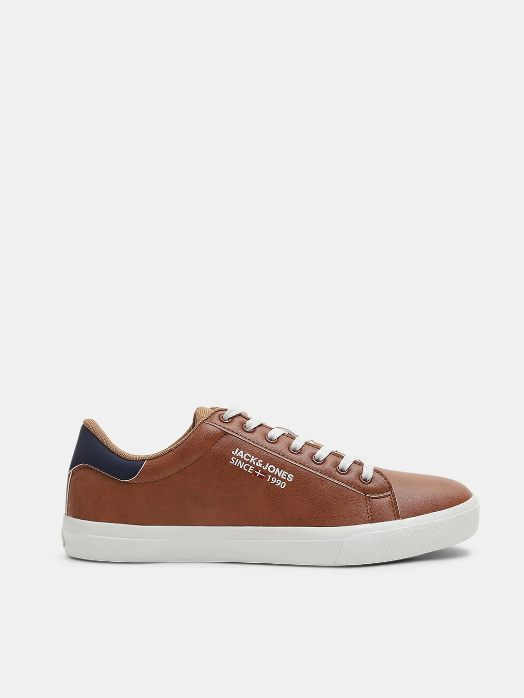 Tan PU Casual Sneakers - Image 2