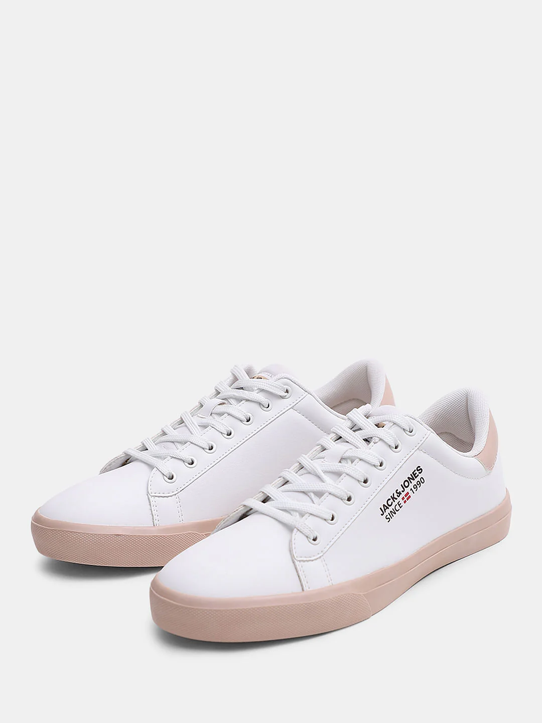 White PU Casual Sneakers - Image 5