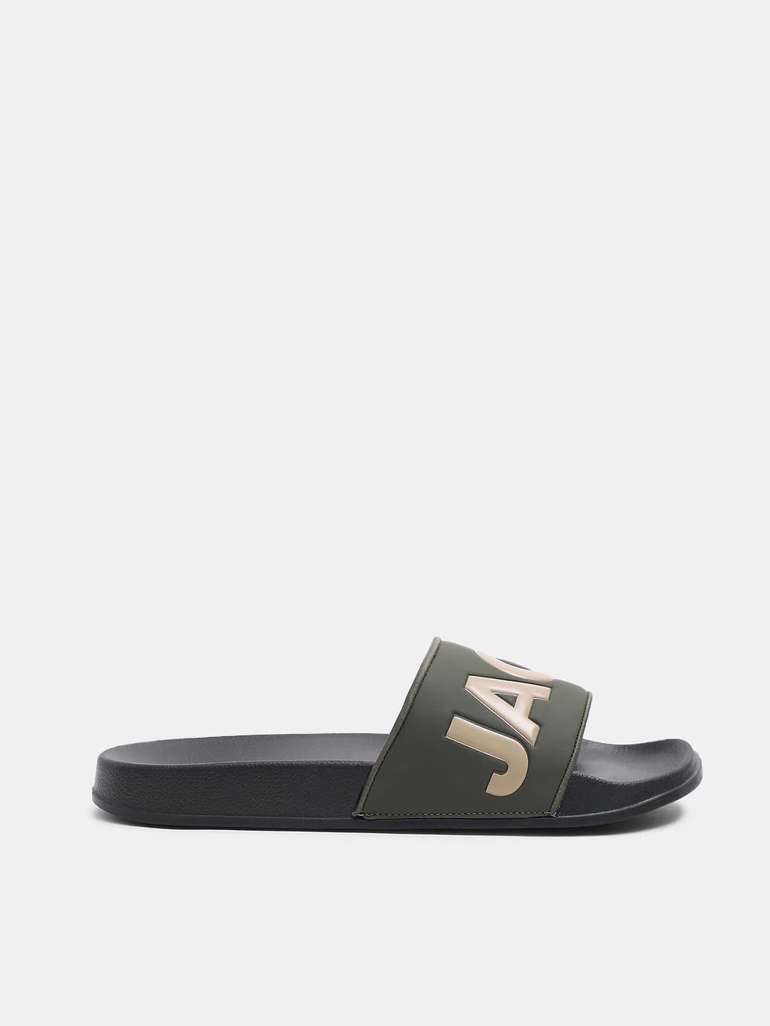 Green Logo Print Sliders - Image 2