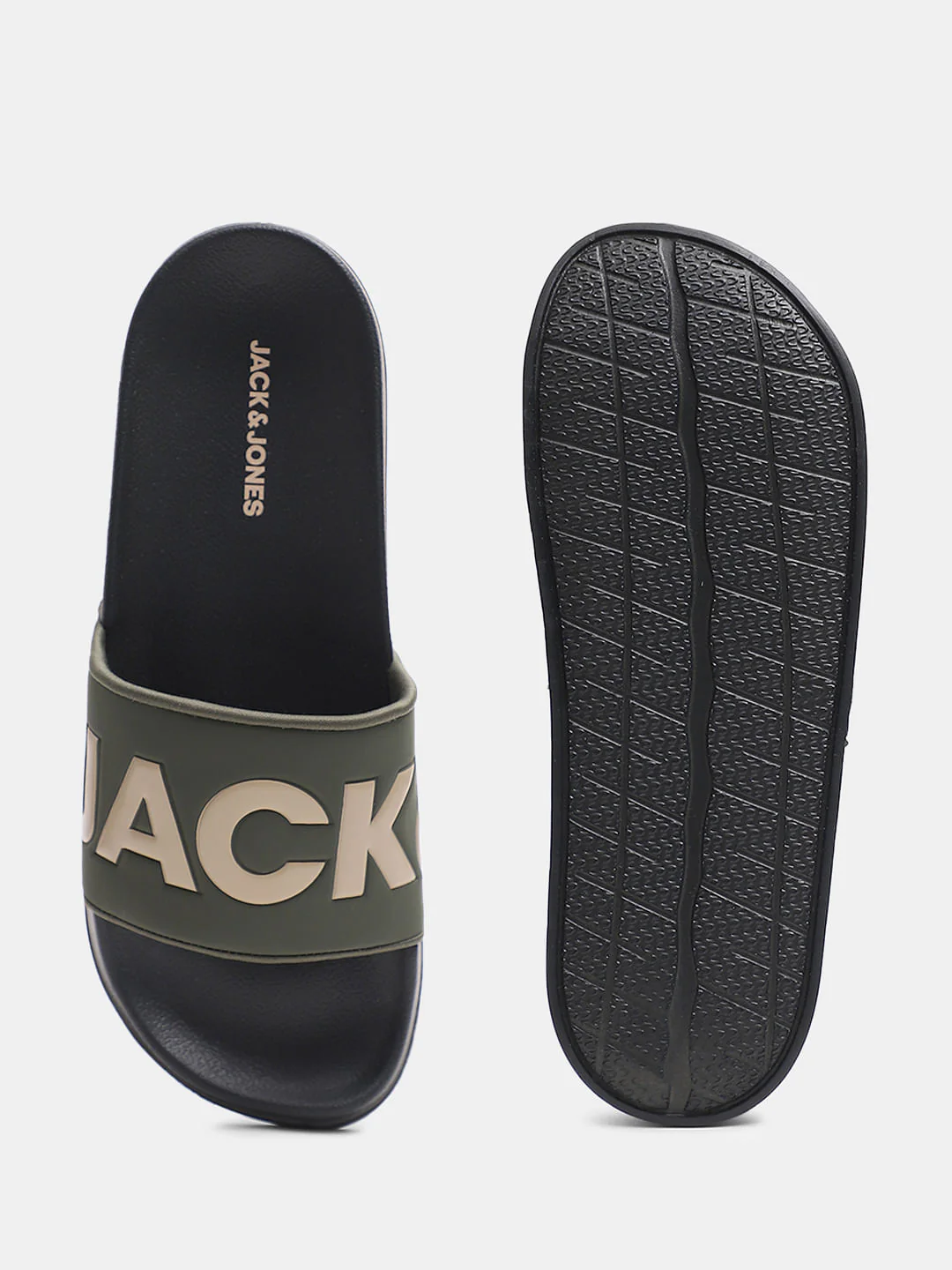 Green Logo Print Sliders - Image 5