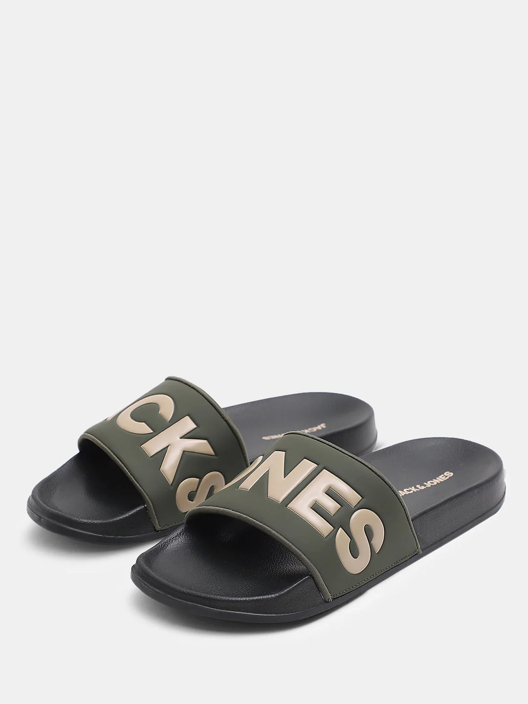 Green Logo Print Sliders - Image 6