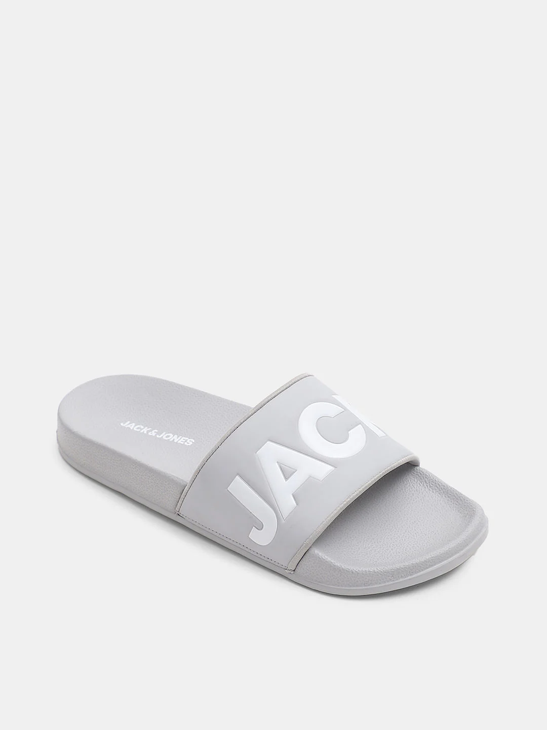 Grey Logo Print Sliders - Image 4