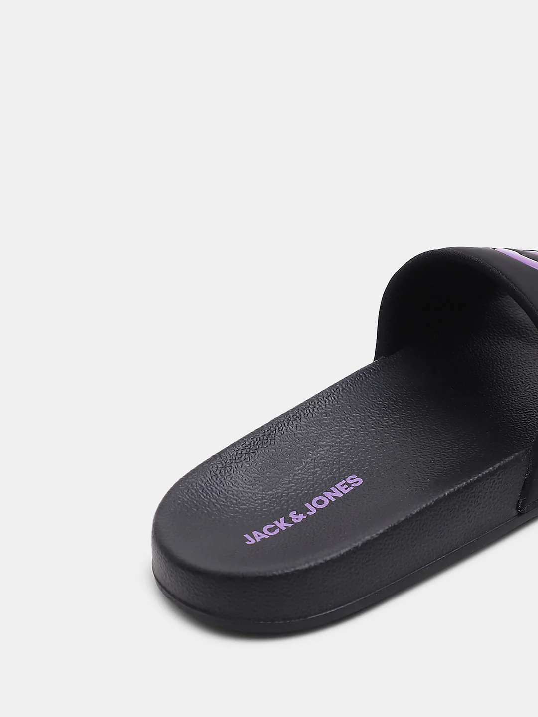 Black & Purple Logo Print Sliders - Image 8