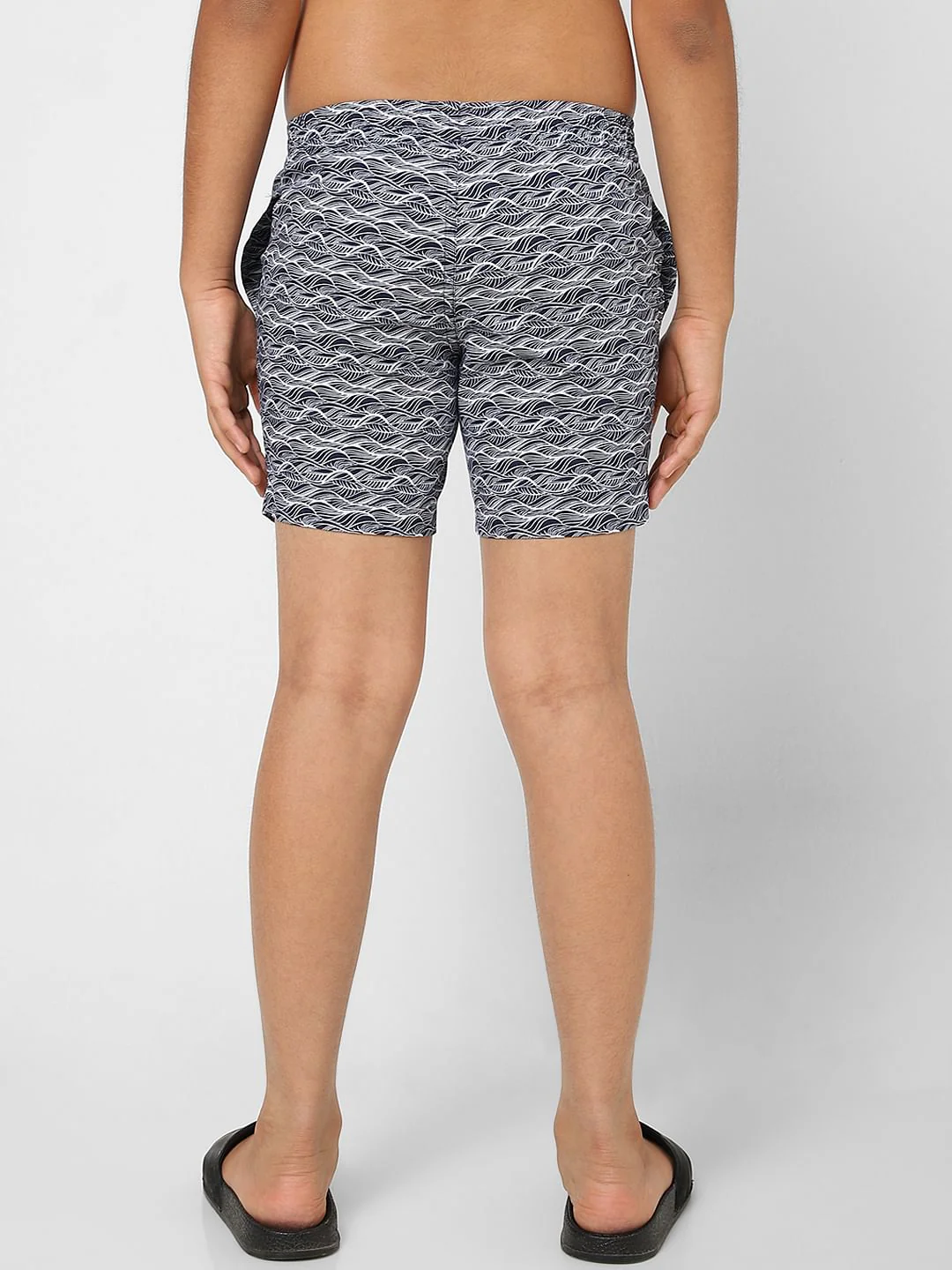 Boys Blue Printed Boxers - Image 4