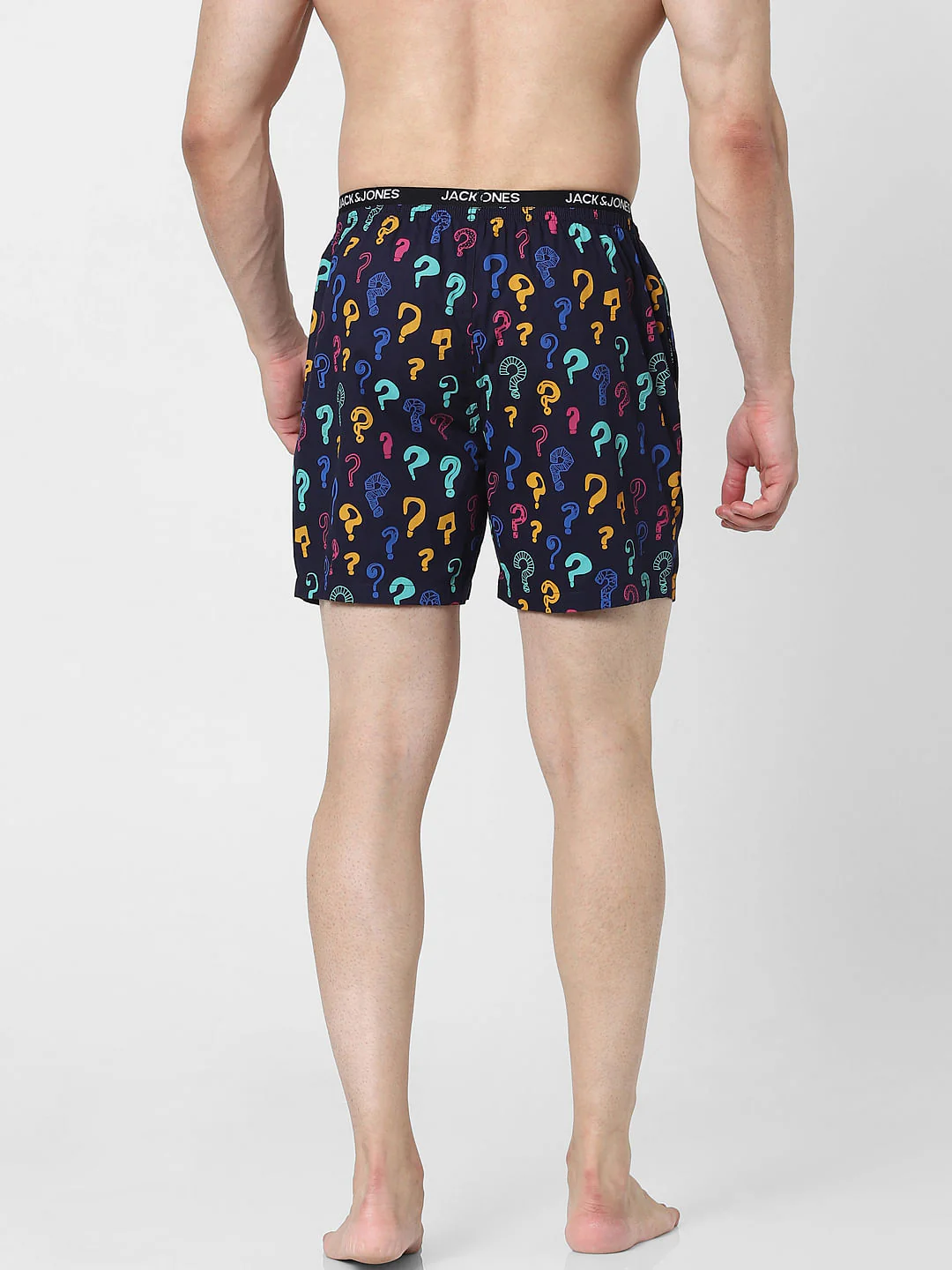Blue Question Mark Printed Boxers - Image 4