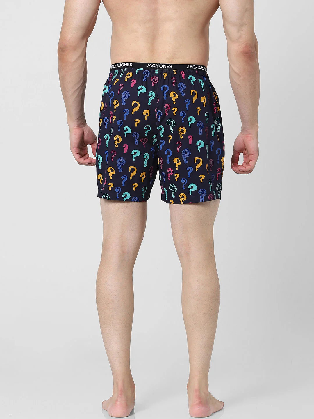 Blue Question Mark Printed Boxers - Image 6