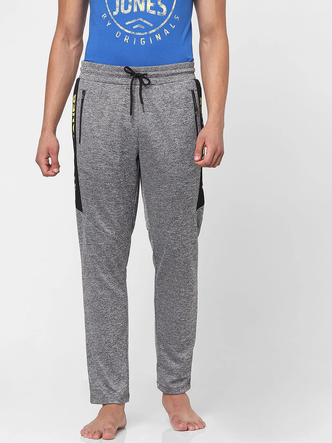 Grey Patterned Trackpants - Image 2