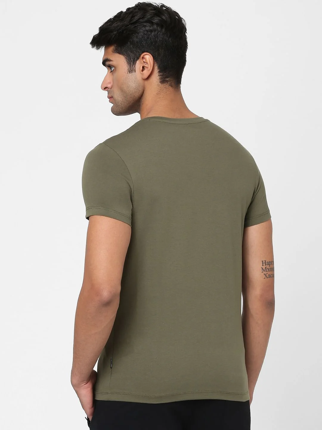 Green Crew Neck T-shirt - Image 4