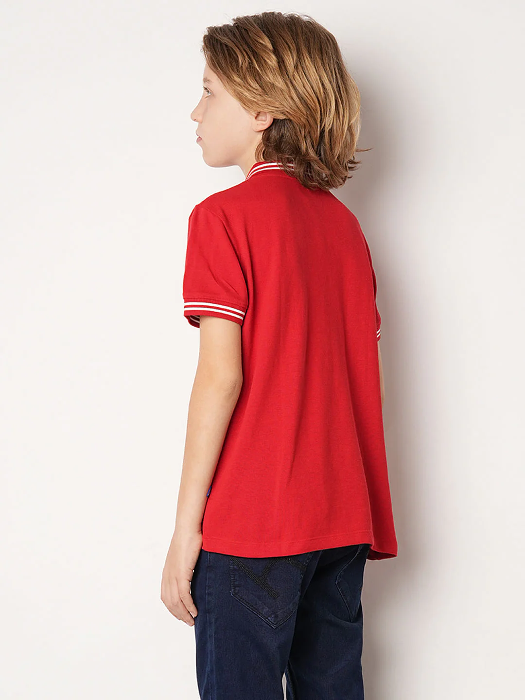 Red Polo T-shirt - Image 4