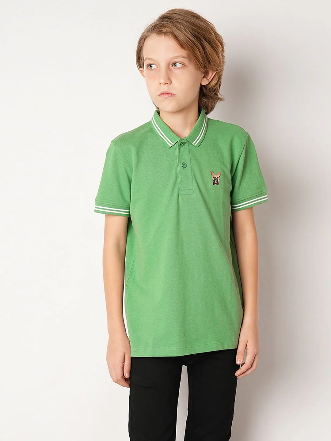 Green Polo T-shirt - Image 2