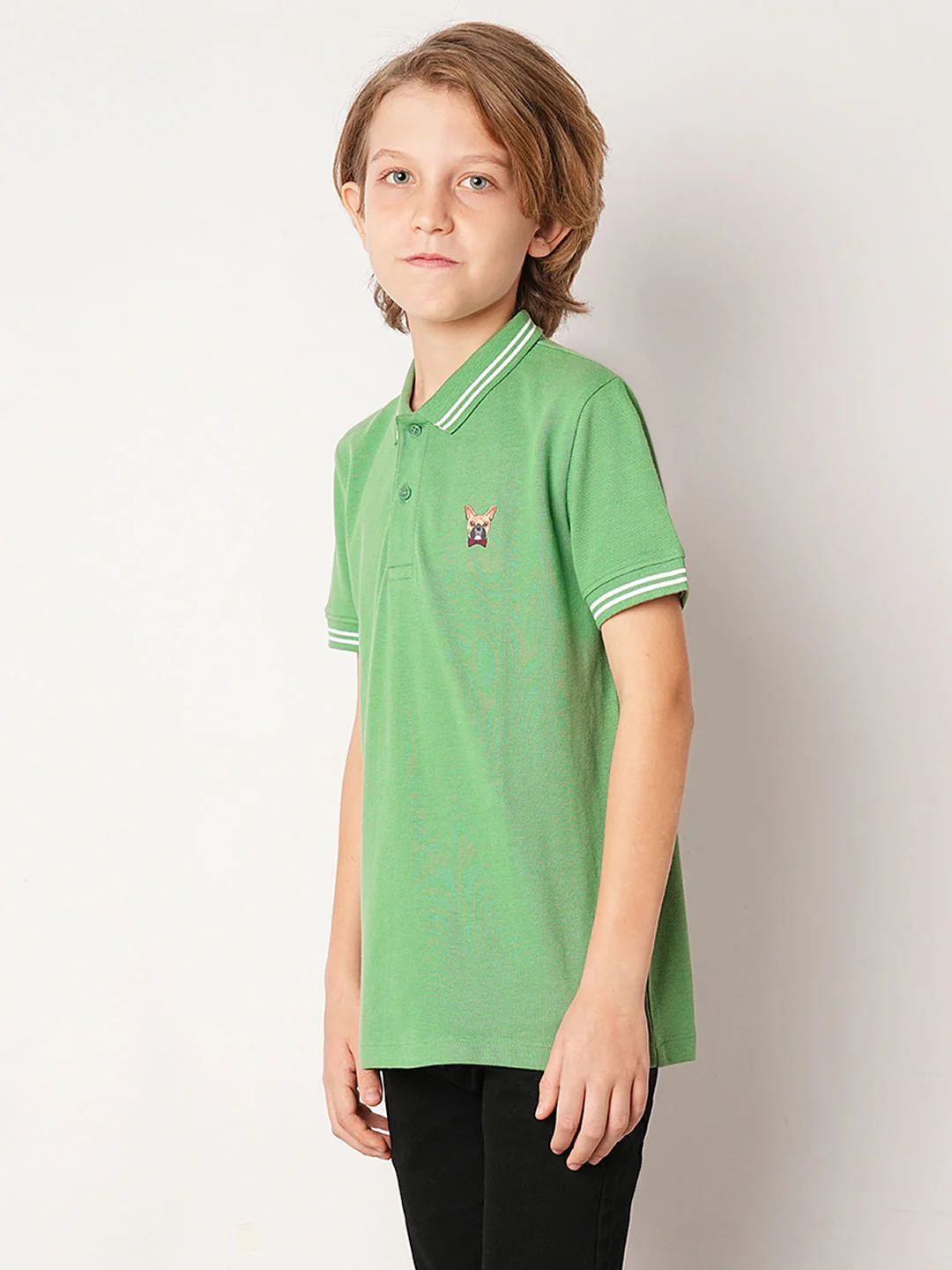 Green Polo T-shirt - Image 3