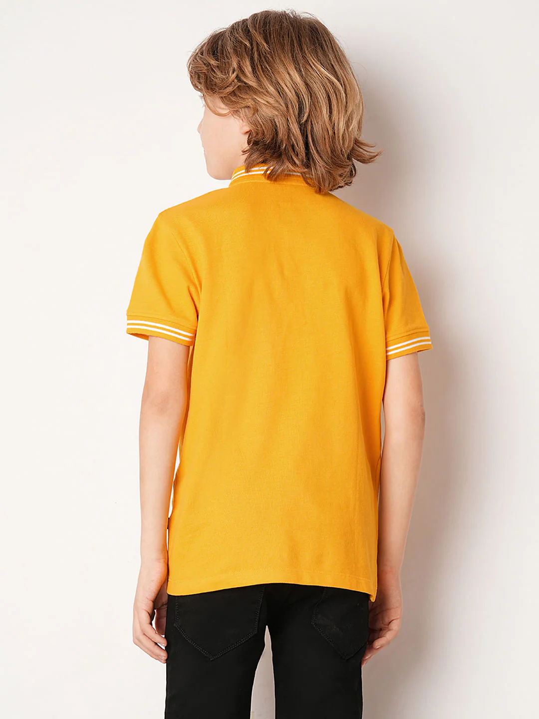 Yellow Polo T-shirt - Image 4