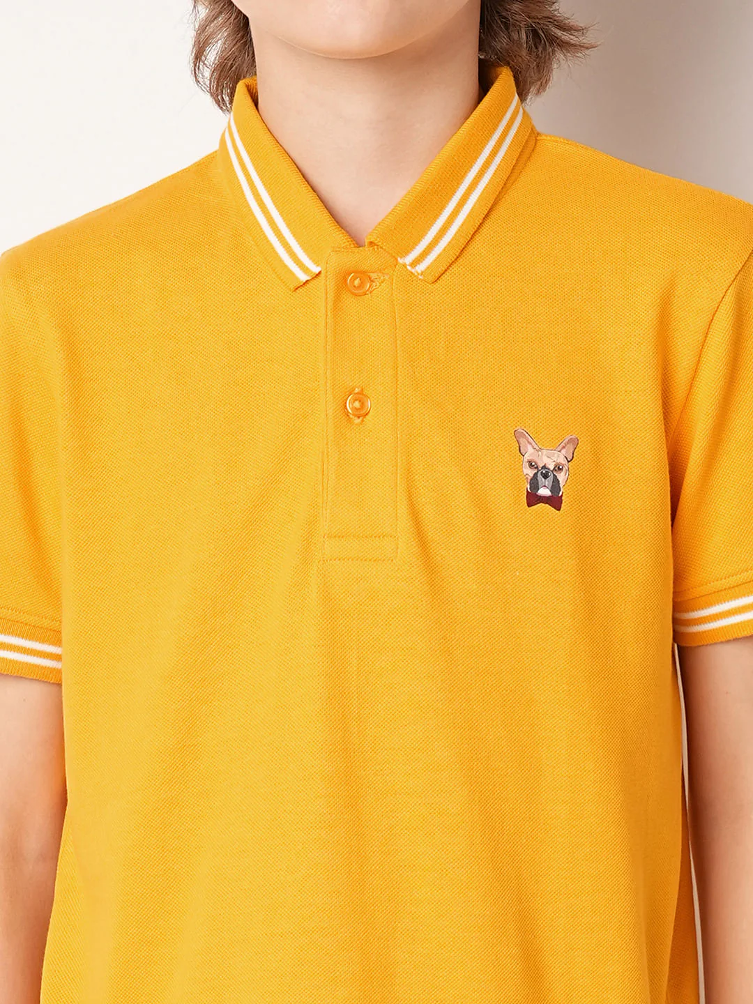 Yellow Polo T-shirt - Image 6