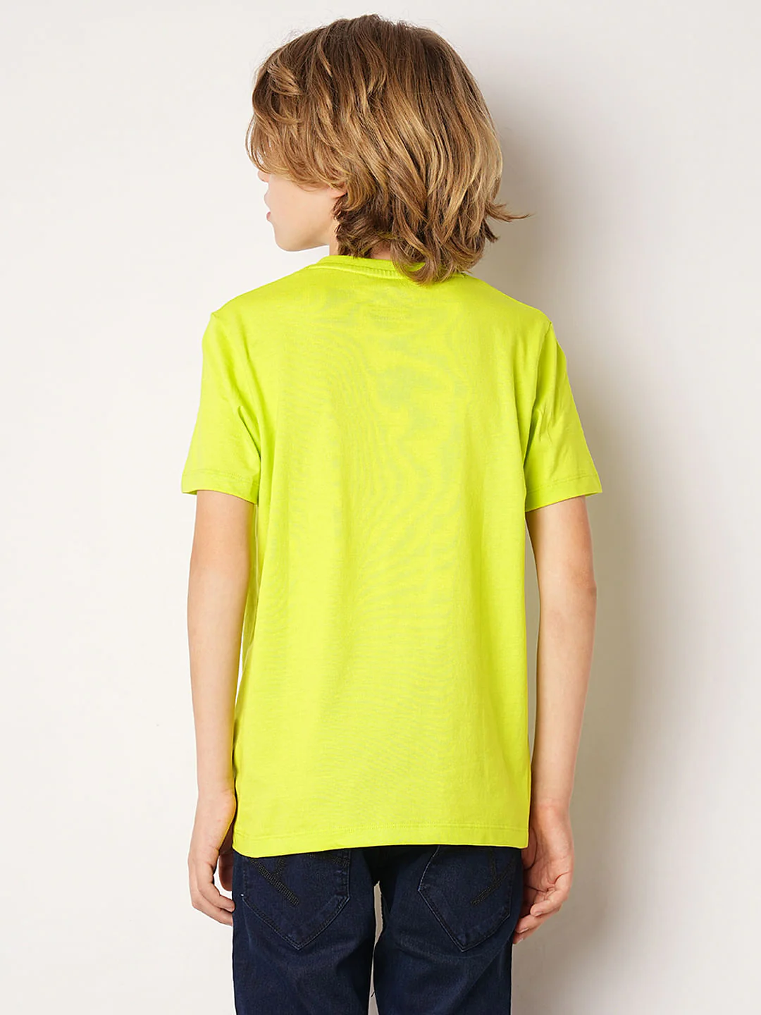 GARFIELD Lime Green Printed T-shirt - Image 4