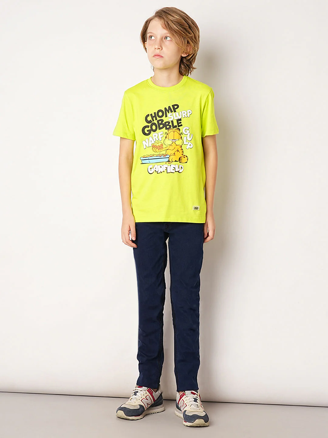 GARFIELD Lime Green Printed T-shirt - Image 5