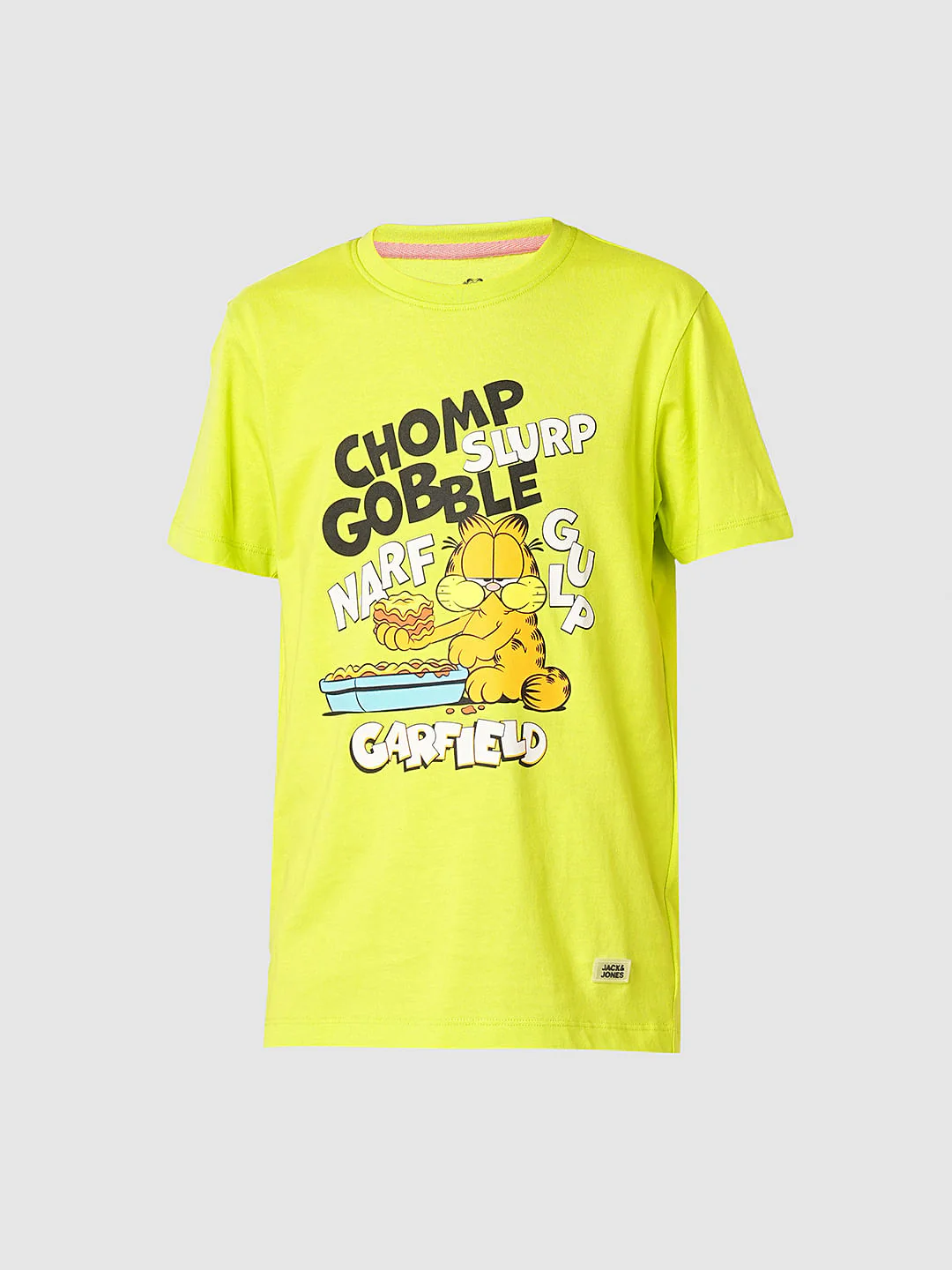 GARFIELD Lime Green Printed T-shirt - Image 7