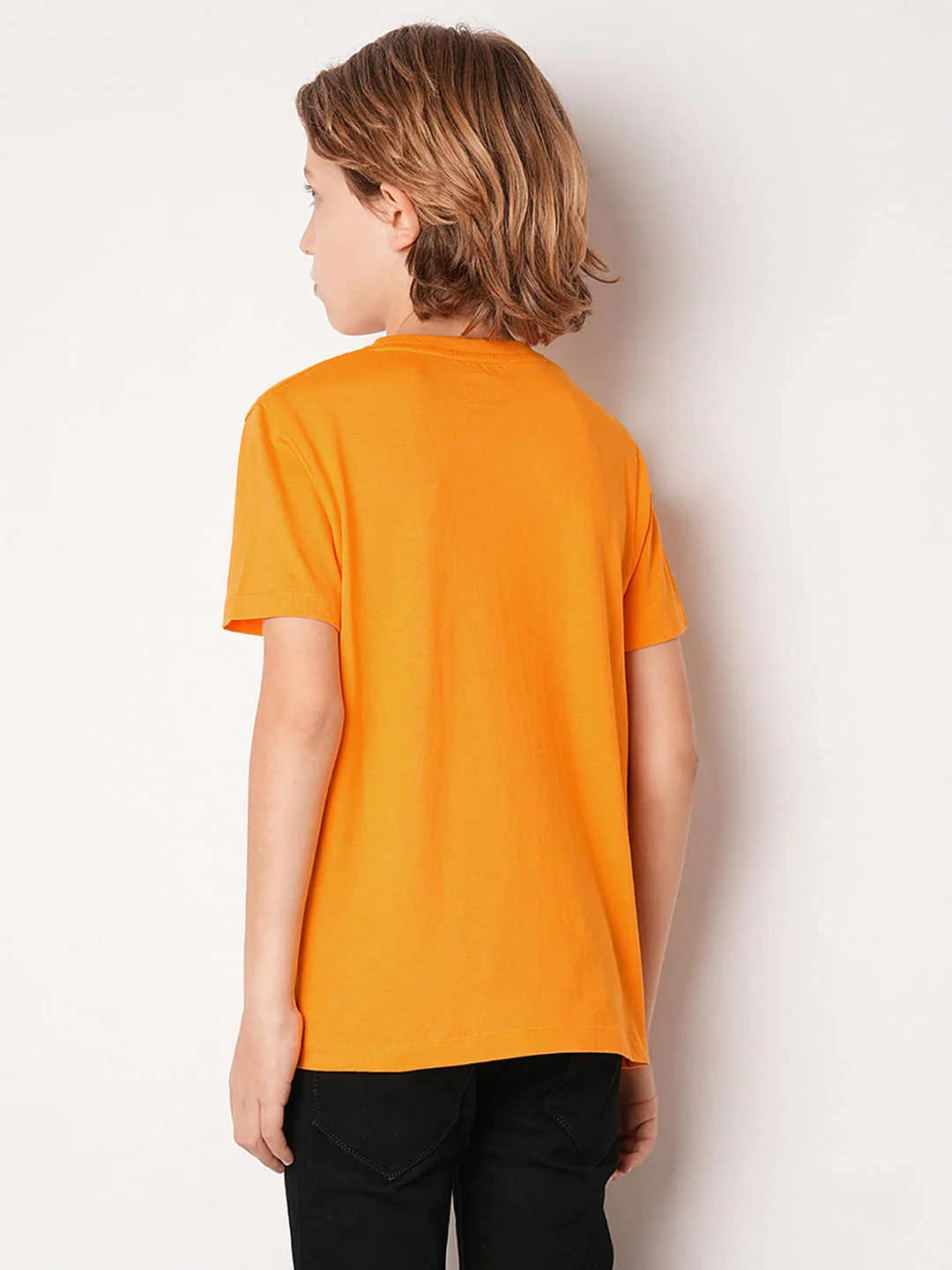 GARFIELD Orange Printed Cotton T-shirt - Image 4