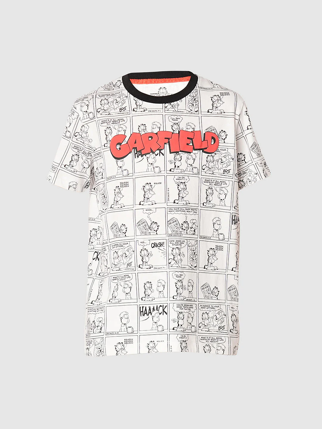 GARFIELD White Printed Co-ord Set T-shirt - Image 7