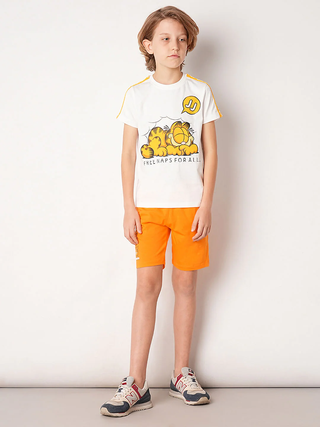 GARFIELD Orange Printed Shorts - Image 5