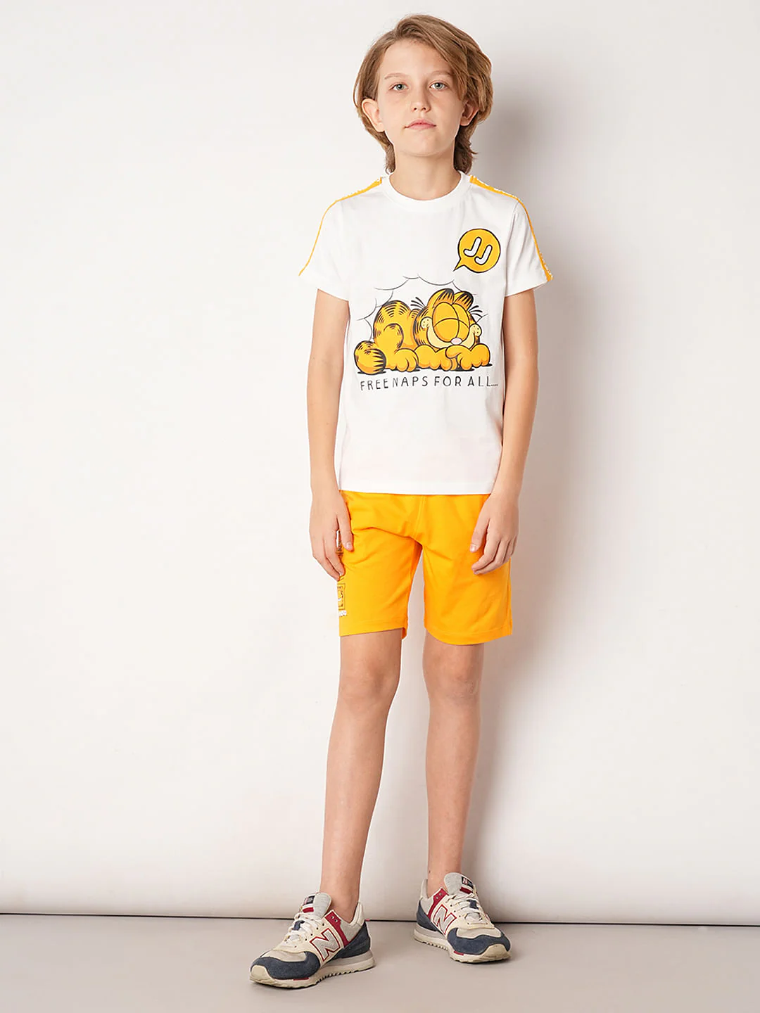 GARFIELD White Printed Cotton T-shirt - Image 5