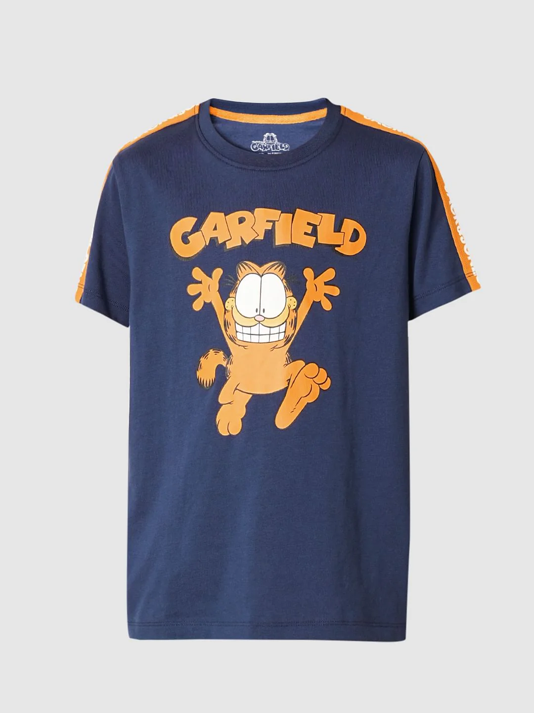 GARFIELD Blue Printed Cotton T-shirt - Image 7