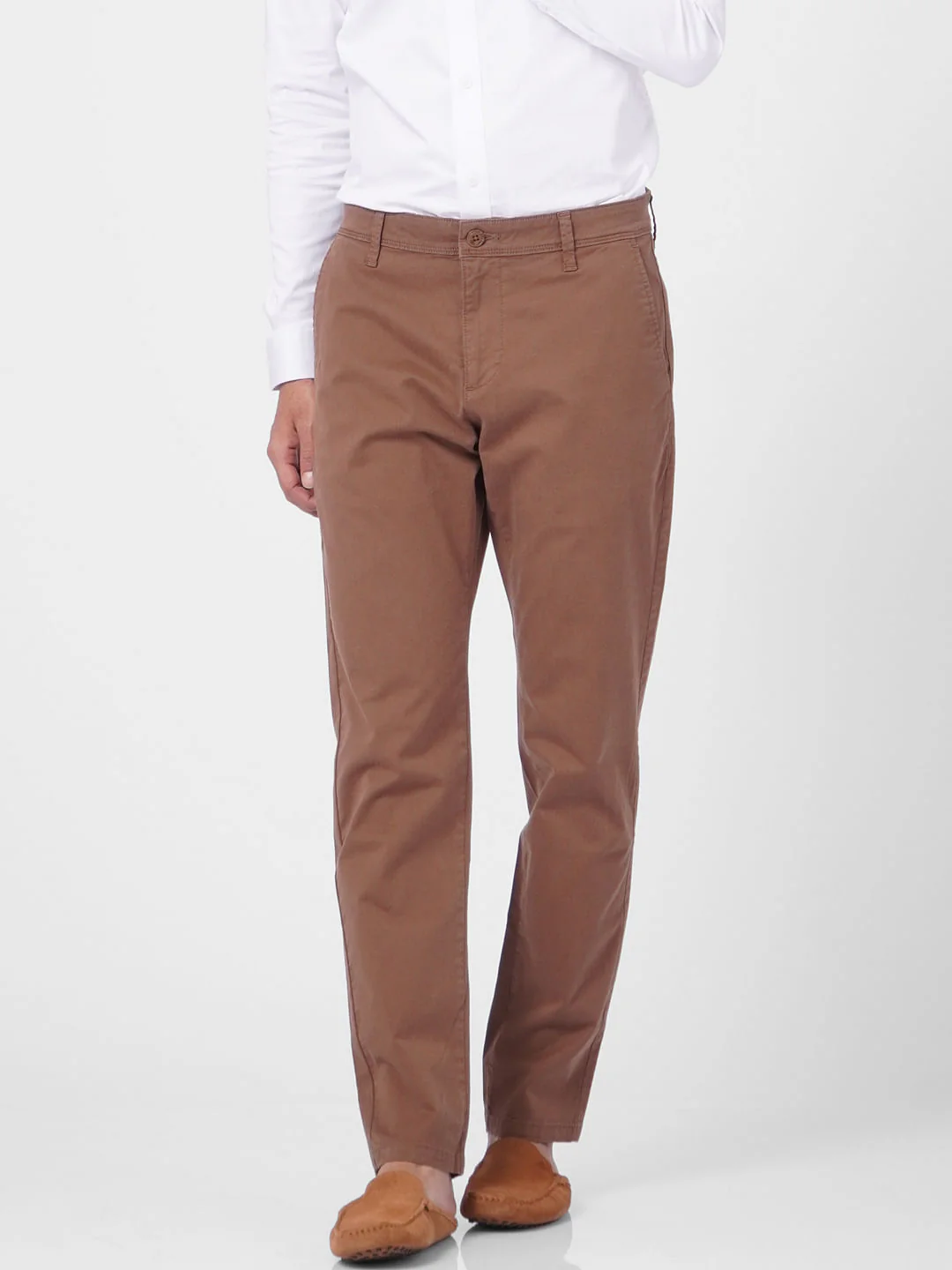 Brown Low Rise Pants - Image 2