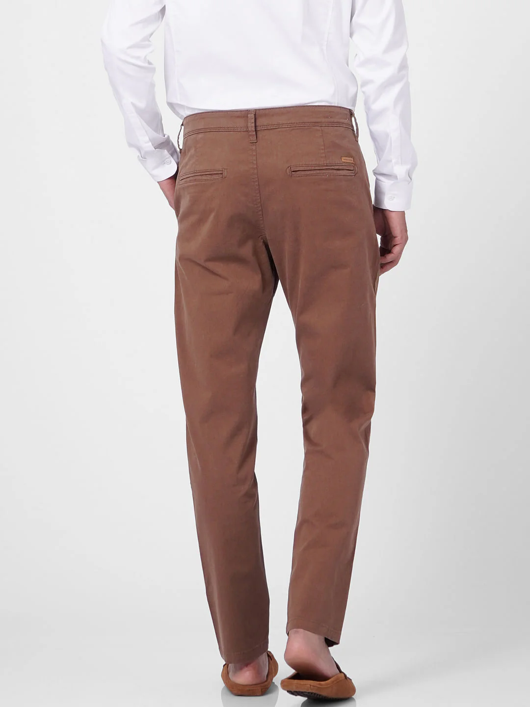 Brown Low Rise Pants - Image 4
