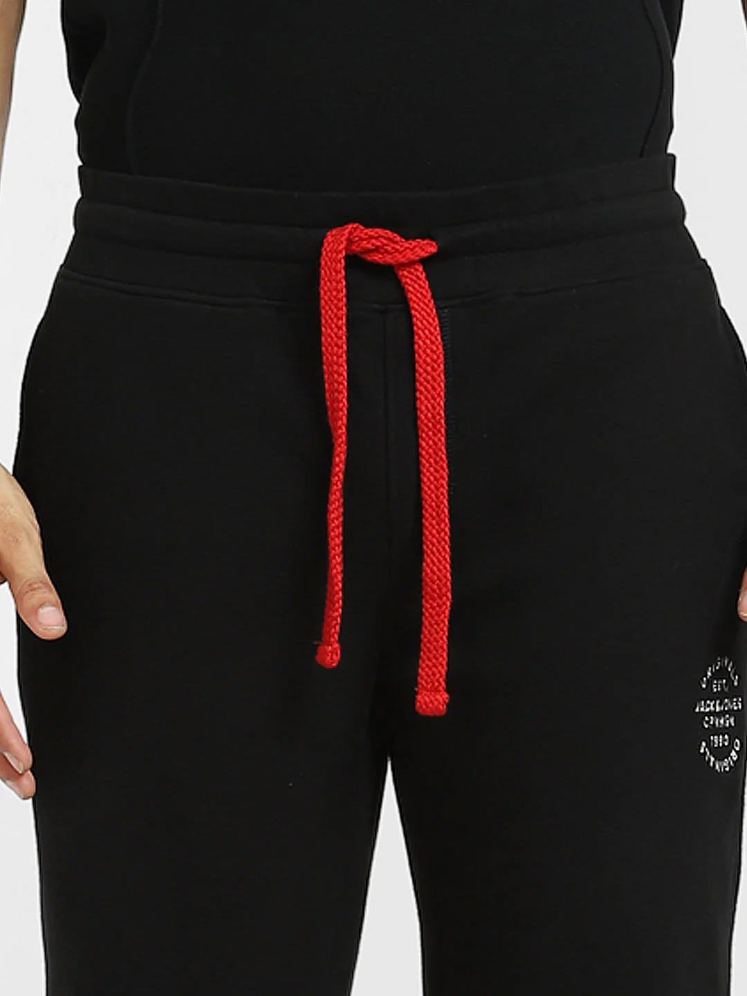 Black Low Rise Sweatshorts - Image 5
